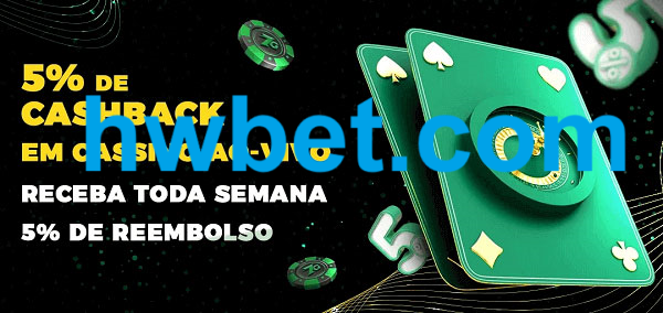 Promoções do cassino ao Vivo hwbet